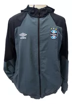 Jaqueta Umbro Grêmio Viagem 2023 Grafite/preto