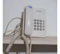 Teléfono Panasonic  De Mesa Kx-ts500 Fijo Blanco Con Cable 