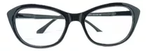 Óculos De Leitura Gatinha Retrô Com Grau +3.00 Preto