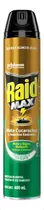 Raid Max® Insecticida En Aerosol Mata Cucarachas E Insectos Rastreros Plaguicida De Uso Domestico Sencia Eucalipto 400 Ml