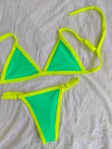 Bikini Triangulito Combinada Lycra