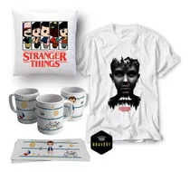 Remera Stranger Things + Almohada + Taza. Eleven