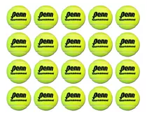 Pelotas Penn Tournament Sello Negro Pack X 20 Unidades Tenis