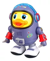 Robot Espacial Pato Bailarín Luces Led Juguete Niños Musical