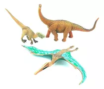 Dinosaurios X 3 Piezas De Museo Real World 2565