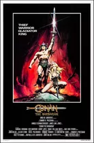 Pôster Cinema Filme Conan O Bárbaro Arnold Schwarzenegger 1