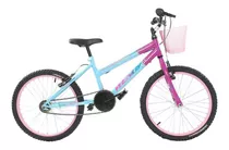 Bicicleta Feminina Infantil Passeio Aro 20 Wendy Com Cesta