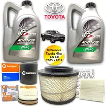 Kit Service Filtros + Aceite Sintetico Toyota Hilux 3.0 2.5