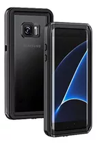 Lanhiem Funda Samsung Galaxy S7 Edge, Funda Impermeable A Pr