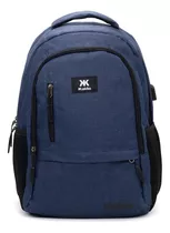 Mochila Porta Laptop De Caballero kaida Ka24-209 Azul