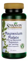 Malato De Dimalato De Magnesio 60 Comprimidos - Swanson