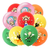 Set De 18 Globos One Piece - Decoración Fiesta Infantil