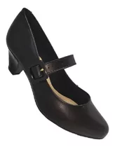 Zapato Dama Guillermina Modare Taco 5 Cm Negro