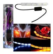 Pack 2 Tira Led Ojo Angel Duo Blanco Con Amarillo Ambar