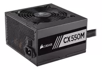 Fonte De Alimentação Para Pc Corsair Cx-m Series Cx550m 550w  Black 100v/240v