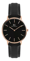 Relógio Saint Germain Murray Black Rosé Gold 32mm