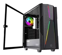 Gabinete Gamer Gamemax Typhoon Led Argb 1 Fan Coc Turbo Usb