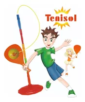 Juego D Tenis Juegosol Tenisol Altura Reg Pelota Orbital Pvc Color Multicolor