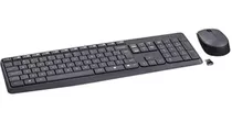 Teclado E Mouse Sem Fio Logitech Mk235 Abnt2 10m Profis