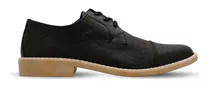 Zapatos Hombres Vestir Cuero Eco Negro Liviano Fiesta Jerson