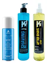 Gel Afeitado + Locion After Shave Kbron + Cool Care Andis 