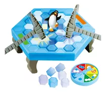 Jogo Quebra Gelo Pinguim Game Com Martelo Clássico Divertido