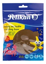 Foamy Moldeable 50gr Pelikan Color Manualidades Color Cafe