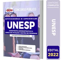 Apostila Unesp Rio Claro - Assistente Administrativo Gestão