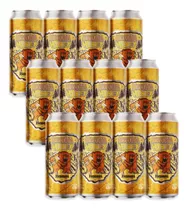 Cerveza Artesanal Rubia Baum Maldita Honey Lata 473ml X12u