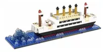 Barco Blocos De Montar Navio Titanic 350pc