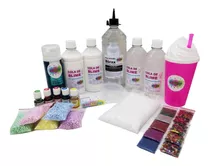 Kit Completo Para Fazer Slime E Espuma De Barbear