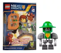 Livro Nexo Power E Que Manda - Lego Nexo Knights - Bot Aaron