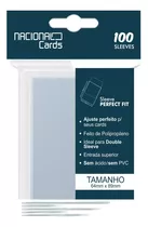 Sleeve Perfect Fit Transparente C/ 100 Unidades - Nacional Cards