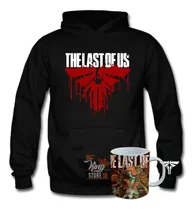 Poleron Con Canguro + Taza, Series, The Last Of Us, Logo Sangriento, Gamer, Virus, Cordyceps / The King Store 10