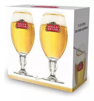 Vaso Stella Artois, 330 Mililitros, Vidrio, 20 Cm, 2 P...