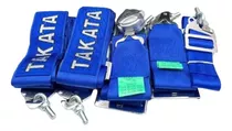 Cinturon De Seguridad Takata 5 Puntas Azul Tuning Autos 