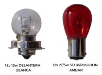 Zanella Sol 50 70 Lampara Delantera 12v15w Trasera 12v21/5w