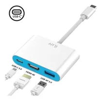 Adaptador Multipuerto Iluv Digital Usb-c Macbook Tv4k *itech