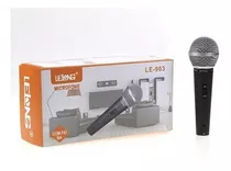 Microfone Profissional Lelong Le-903 Com Cabo De 5m Palestra Cor Preto