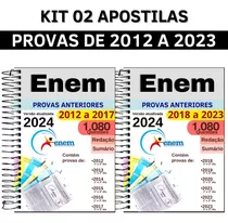 Enem 2024 Provas Anteriores Questões 2012 A 2023 Apostila Com Gabaritos E Redação