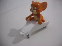 Boneco Jerry De Tom E Jerry No Avião De Papel 8 Cm