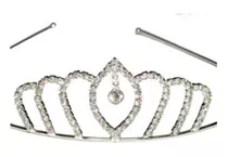 Tiara Corona Strass Princesa Brillo Vincha Tocado  Cotillon