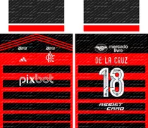 Template Digital Arte Camisa Flamengo 24/25 Vetor Arte+fonte