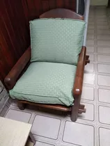 Dos Sillones De Algarrobo De Un Cuerpo Con Almohadones Inclu