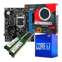 Kit Processador I7 3770 3.9 Ghz + Placa Mãe  H61 + 16gb