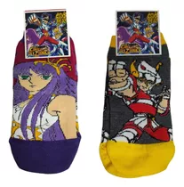 Pack X2 Medias Socks Caballeros Del Zodiaco Saint Seiya