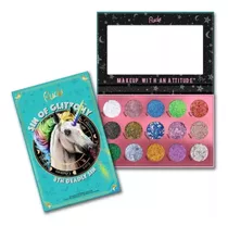 Paleta De Sombras Colores Brillo Glitter Sin Of Glittony Rud