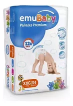 Pañales  Emubaby Premium - Talla Xxg - 34 Uds. Tamaño Extra Extra Grande (xxg)