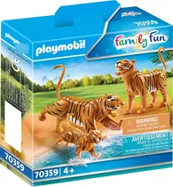 Playmobil Family Fun 70359 - Tigres Con Bebe Animales Zoo Pr