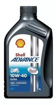 Aceite Para Motor Shell Sintético 10w-40 Para Motos Y Cuatriciclos